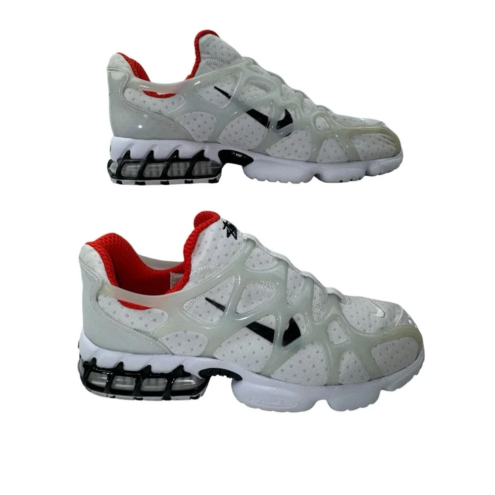 Size 7 - Stussy x Nike Air Zoom Spiridon Kukini White
